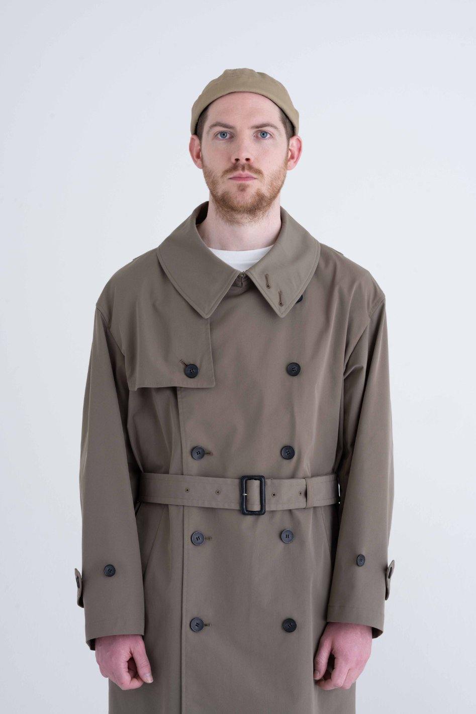 Ohal COTTONLIKE TWILL TRENCH COAT
