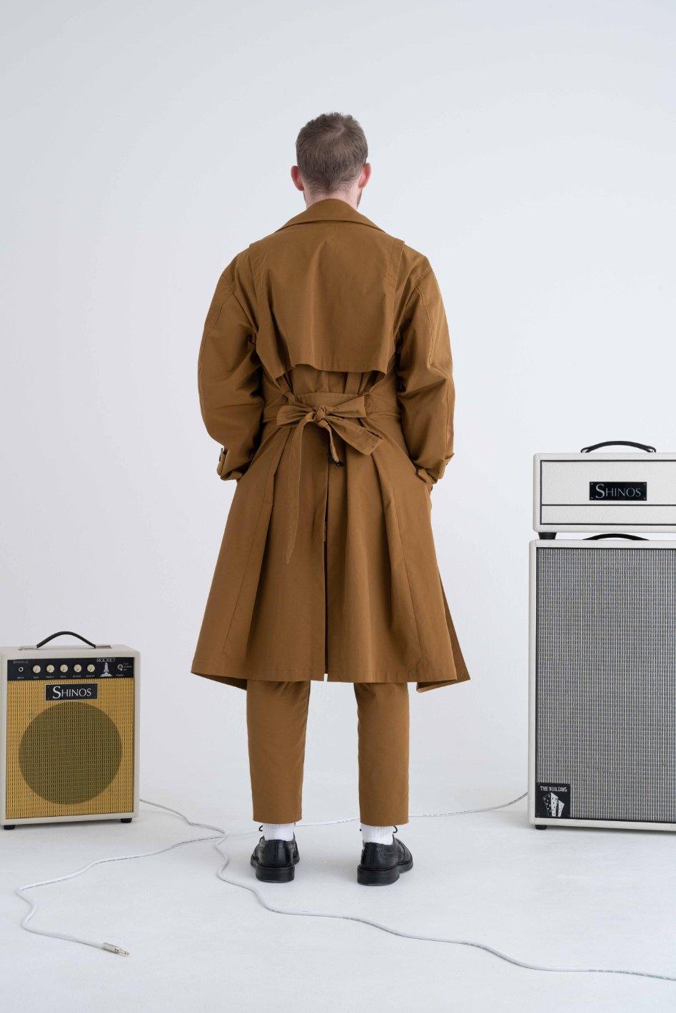 Ohal COTTONLIKE TWILL TRENCH COAT