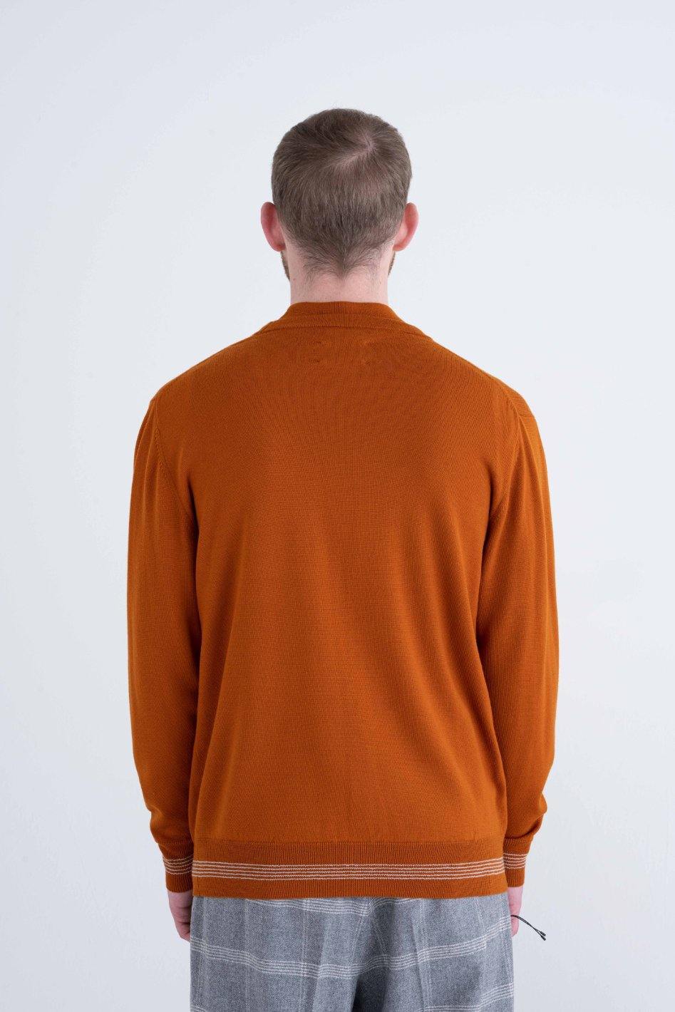 TABARONIcashmere (loro piana yarnカーディガン赤
